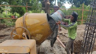 1:2:4 Concrete Mixing (1 Bag Cement, 2 Cu. Feet Sand, 4 Cubic Feet Gravel)