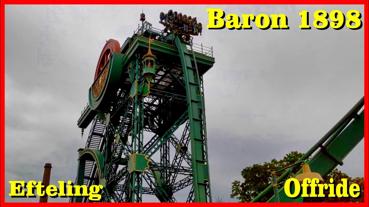 "Baron 1898" Dive Coaster From Bolliger & Mabillard (B&M) At Efteling ...