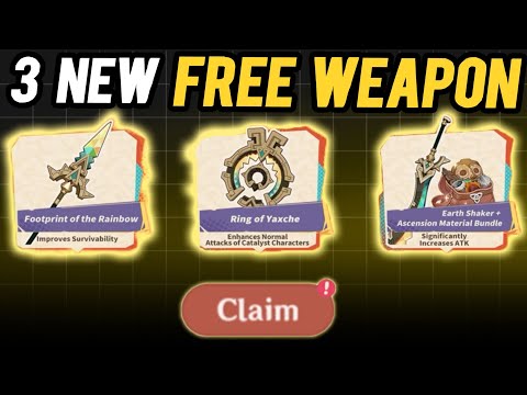 How to get 3 FREE NATLAN WEAPONS! Head to the Pyros Nation! | Genshin Impact 5.0 Web Event