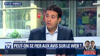 Se fier aux avis sur Internet ? BFM TV reçoit Jeremie Mani (Netino By Webhelp)