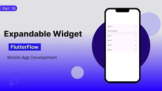 Part 19 | Expandable Widget in FlutterFlow | Figma | Design for beginners Easy Tutorial