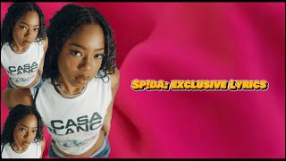 Sp!da - Exclusive lyrics || Strictly lyrics