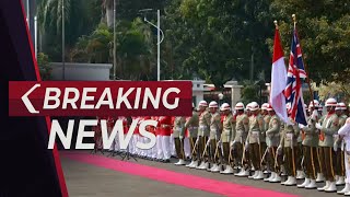BREAKING NEWS - Menhan Prabowo Terima Kunjungan Panglima Angkatan Bersenjata Inggris