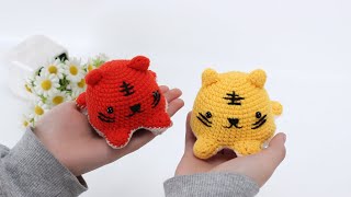 娟娟编织,会变戏法的小老虎第二集Step by step .DIY Tutorial  crochet amigurumi tiger part.2