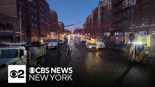 Bronx water main break leaves residents without gas, power