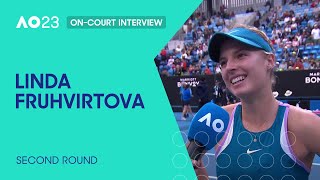 Linda Fruhvirtova On-Court Interview | Australian Open 2023 Second Round