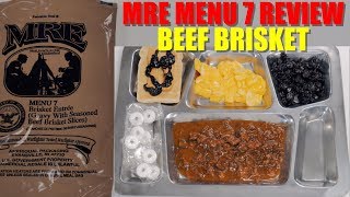 2019 MRE Menu 7 - Beef Brisket in Gravy