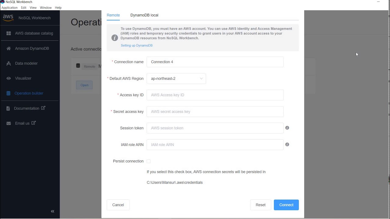 How To Connect DynamoDB Database In Local Machine - YouTube