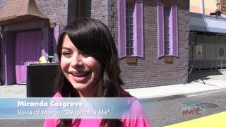 Interviews - Despicable Me: Minion Mayhem voices, creators, Miranda Cosgrove at Universal Orlando