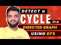 G-19. Detect cycle in a directed graph using DFS | Java | C++