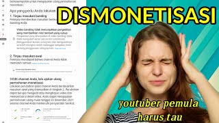 Channel dismonetisasi apakah bisa monetisasi kembali