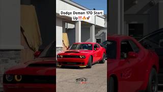 1,025hp Dodge Demon 170 Start Up!