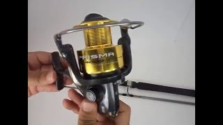 Kit Pesca Pesada Vara 1,90mt 20-40lbs + Molinete Prisma 4000