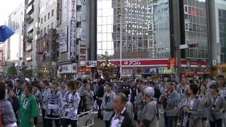 平成24年　新宿・十二社熊野神社【一之宮・二之宮】神輿渡御=新宿駅西口