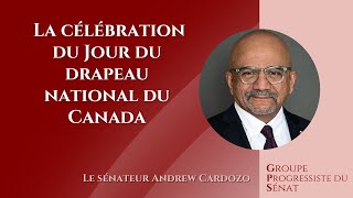 Le sénateur Cardozo parle du drapeau du Canada - 15 février 2024 (source française)