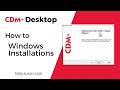 How to Install CDM+ on Windows