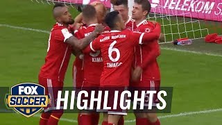 Robert Lewandowski  stretches the lead for Bayern Munich | 2017-18 Bundesliga Highlights