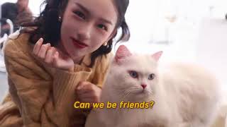 [Eng] [周也 douyin] CUTE! Behind the scenes video of Zhou Ye with kitty for Lancome photoshoot