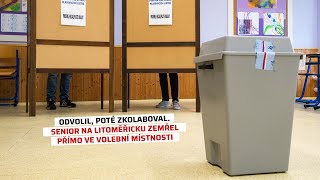 Odvolil, poté zkolaboval. Senior na Litoměřicku zemřel přímo ve volební místnosti