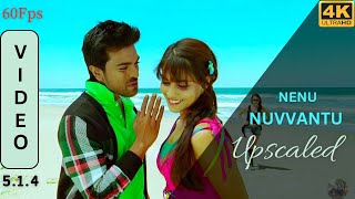 Nenu Nuvvantu Full Video Song (4k) 60Fps Upscaled | Dolby Audio 5.1.4 | Orange Movie
