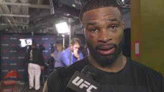 UFC 214: Tyron Woodley "I stopped him, and I put punches on him"