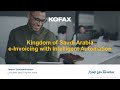 Kofax Kingdom of Saudi Arabia e-invoice generation and e-invoice processing