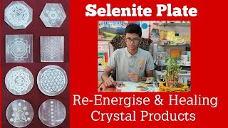 Selenite Plate: Re-Energise Crystal and other products, Full potential of Vastu remedy