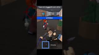 murder fui xerife no murder!!! #memes #music #roblox #murdermystery #mm2