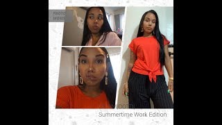 GRWM|OOTD Summertime work edition