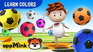 Toddler Learn Colors with Soccer Balls - appMink Junior