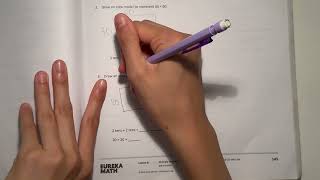 Eureka Math Grade 4 Module 3 Lesson 6 Homework | #mathwithaubrey #answers