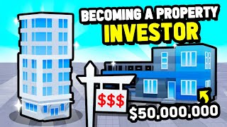 Buying and Selling PROPERTY to Make MILLIONS in Roblox Investor City