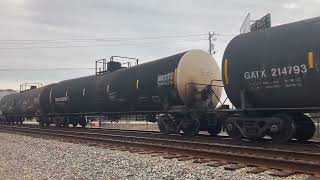 CSX 720 Leads Long CSX M400 NB Manifest Train With 742 Axles plus Mid DPU Alright Florence SC