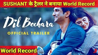 Dil Bechara Trailer Break All World Records !! Dil Bechate Movie Trailer,Sushant Singh Movie Trailer