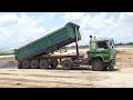 VT MACHINES CHANNEL | THE BEST!! MIXED STONE DUMP TRUCK VERY GOOD & BULLDOZER MOVING EP [78]