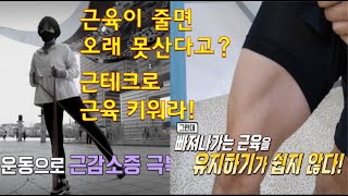 근육량이 줄면 오래 못산다고! 운동과 근테크로 근감소증 예방하고 근육량을 늘릴 수 있다!