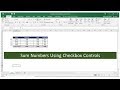 Sum Numbers Using Checkbox Control