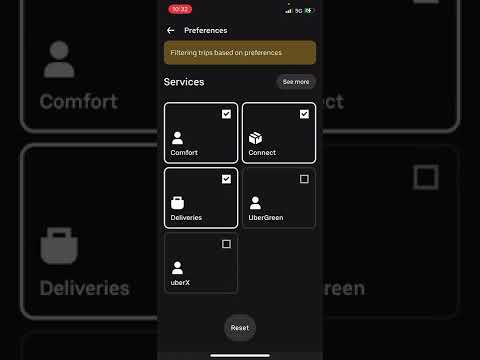 How to Select Uber Travel Preferences! #Uber #rideshare #ubereats