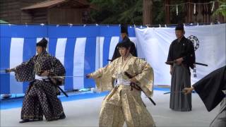 古武術演武（貫前神社）　下　　２０１６　０５　２９（日）