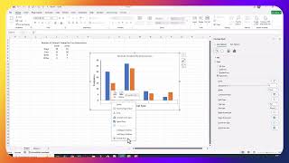 Altering text, data series, data labels in Excel chart