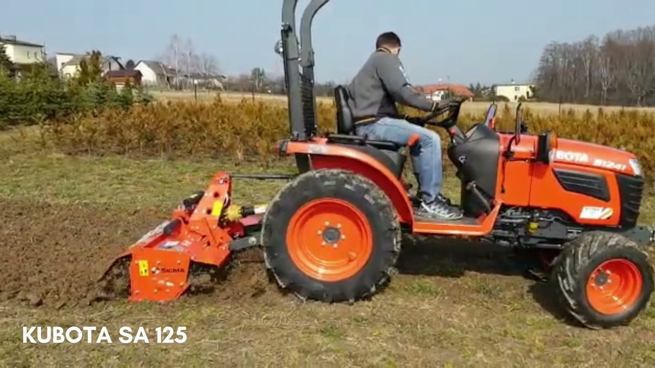 Glebogryzarka KUBOTA SA125 W Akcji 🤝🏼🌱 - YouTube