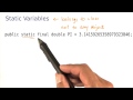 Static Variables - Intro to Java Programming