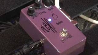 Lovepedal Purple Plexi 800 guitar effects pedal demo w SG \u0026 Dr Z MAZ amp