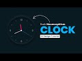 Fully functioning Analog Clock | Create Analog Clock With CSS JavaScript | CSS clock neumorphism