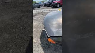 Nissan Skyline R32 rusting away in a salvage auction lot in the USA!