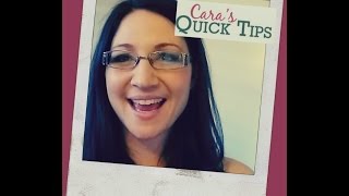 Cara's Quick Tips Channel Trailer