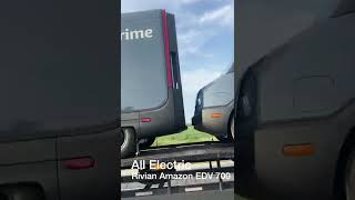 Rivian Amazon EDV 700 Electric Vans Out for Delivery