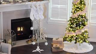 For Swarovski Christmas Annual Ornament Display Tree Stand Rotating Large Hohiya