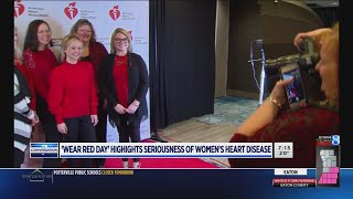 'Wear red day' highlights seriousness of women's heart disease