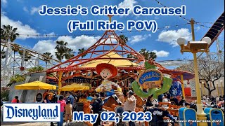 Disneyland's Jessie's Critter Carousel (Full Ride POV) | May 02, 2023